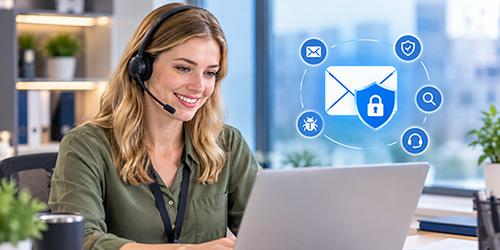 Acronis email security support