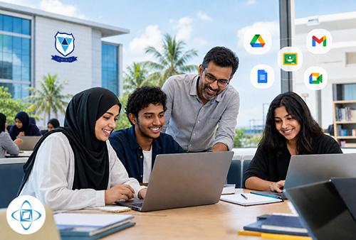 Villa College Google for Education Case Study | Codelattice Villa College faculty and students collaborating with Google for Education tools