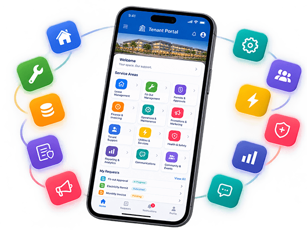 Tenant Portal on mobile