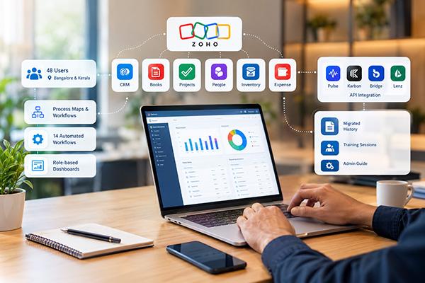 Zoho ERP Implementation for Build to Sustain: One System from Proposal to Invoice