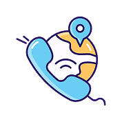 Make international calls showing a local number anywhere!