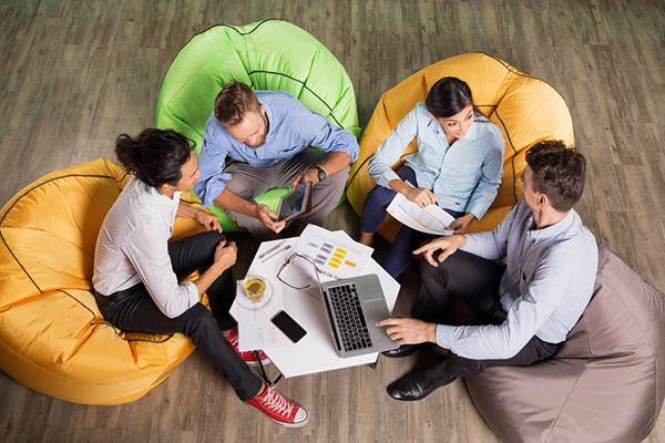 Team collaborating on payroll operations