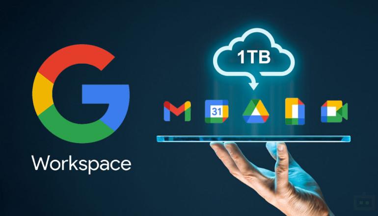 What are the storage limits for different Google Workspace editions?