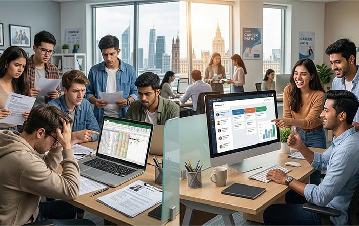 Recruiters matching candidates 60% faster using Zoho CRM instead of Excel spreadsheets