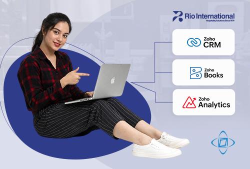 Unified Multi-Entity Business Operations with Zoho CRM, Zoho Books & Zoho Analytics for Rio International LLC